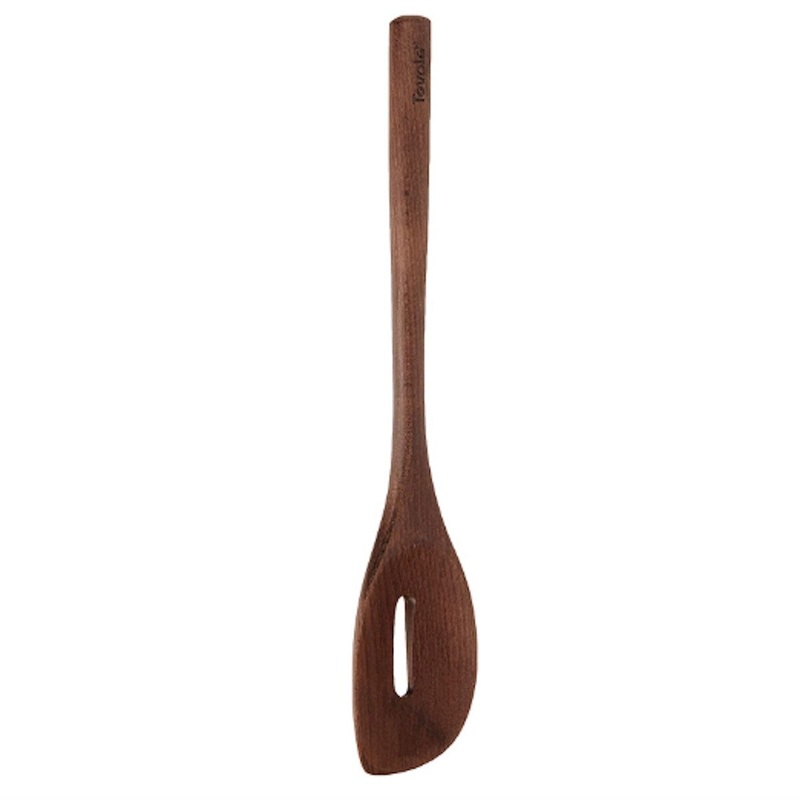 Toasted Red Beechwood Slotted Spoon
