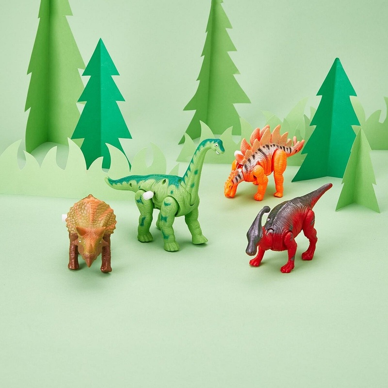 32-Pc Wind Up Dinosaur