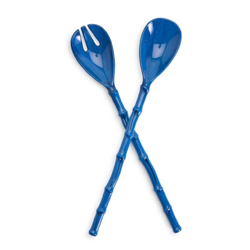 Blue Bamboo Salad Servers