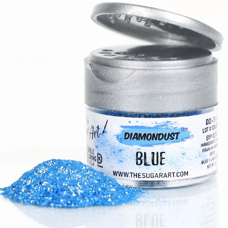 Diamond Dust Edible Glitter – Blue