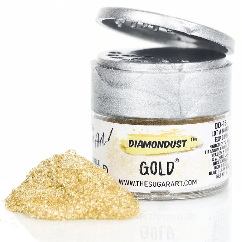 Diamond Dust Edible Glitter – Gold