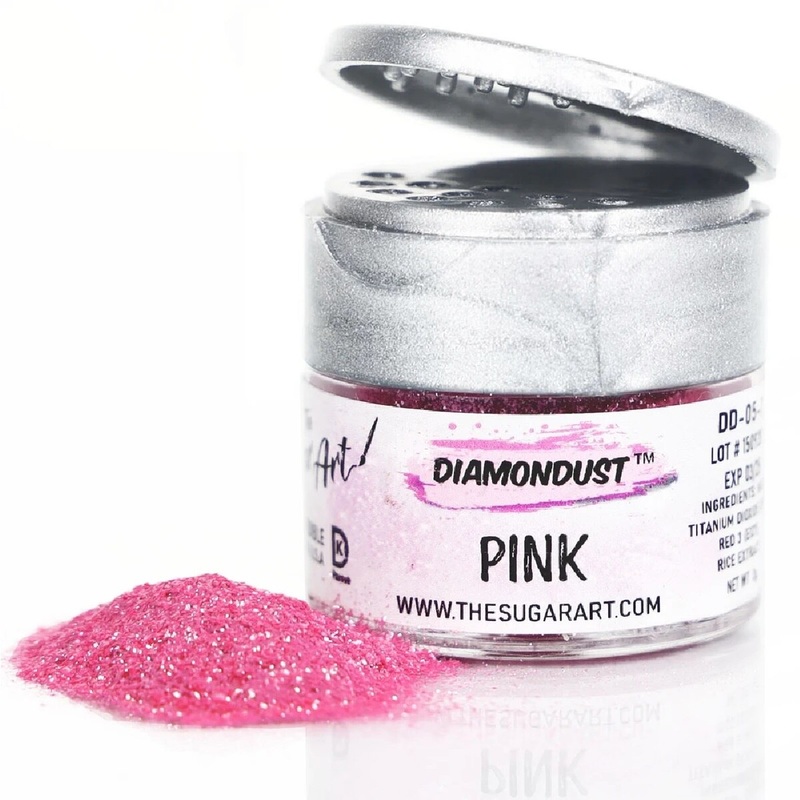 Diamond Dust Edible Glitter – Pink