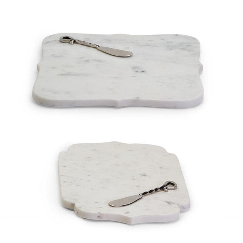 Marble Serving Tray with Spreader