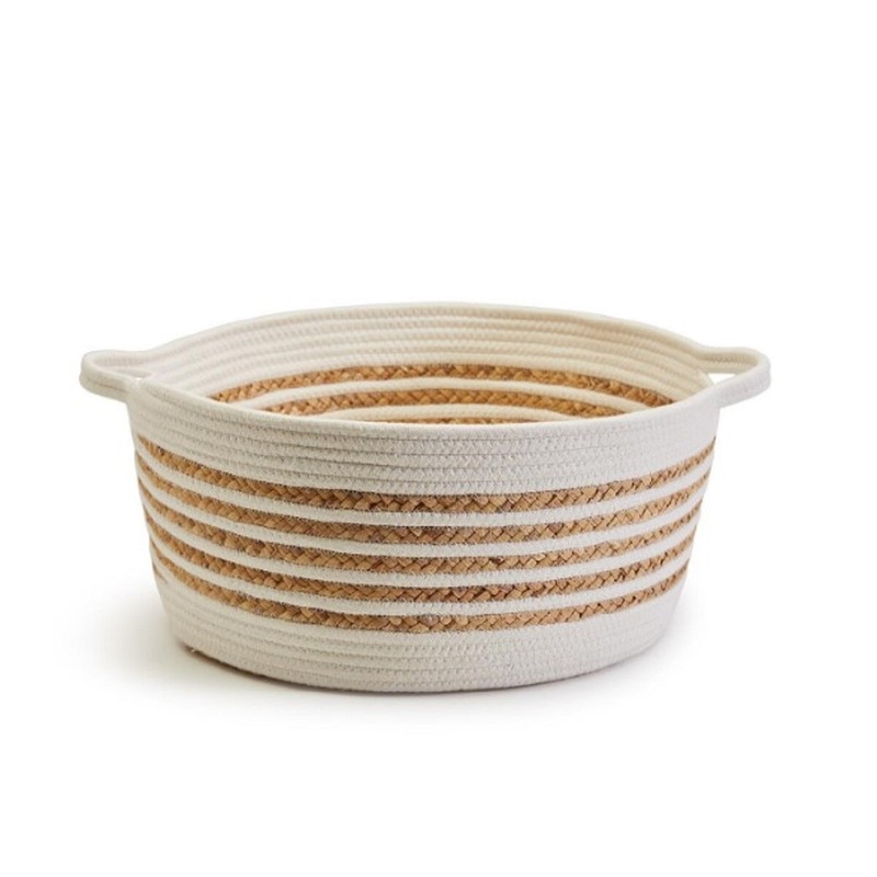 Spiral Cotton Rope Basket-  Large