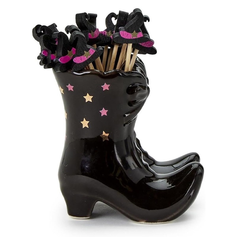 Witch Boot Pick Holder