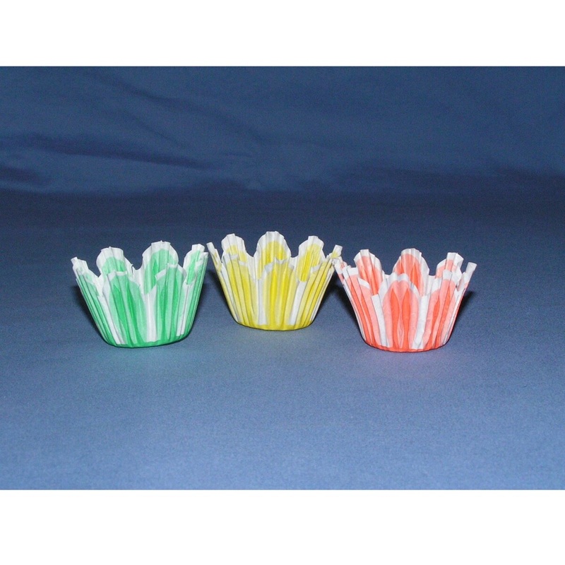 Assorted Color Tulip Baking Cups 50 ct. – Mini Siz