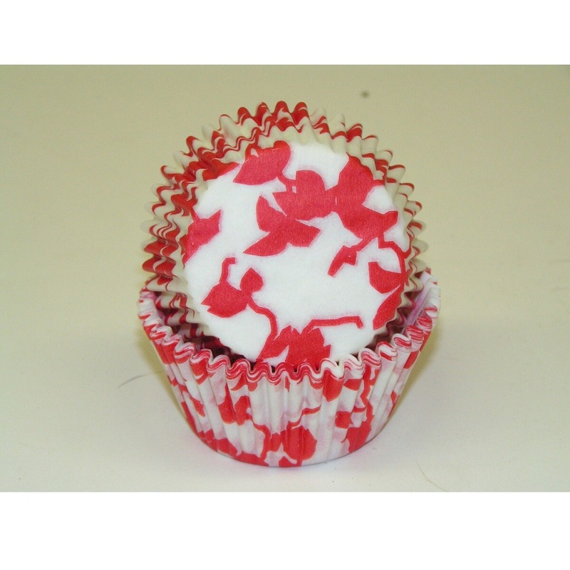 Ivy Red Baking Cups