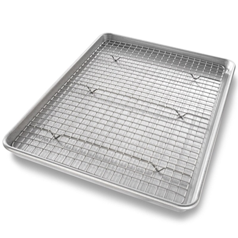 USA Pan Half Size Sheet Pan w/ Cooling Rack
