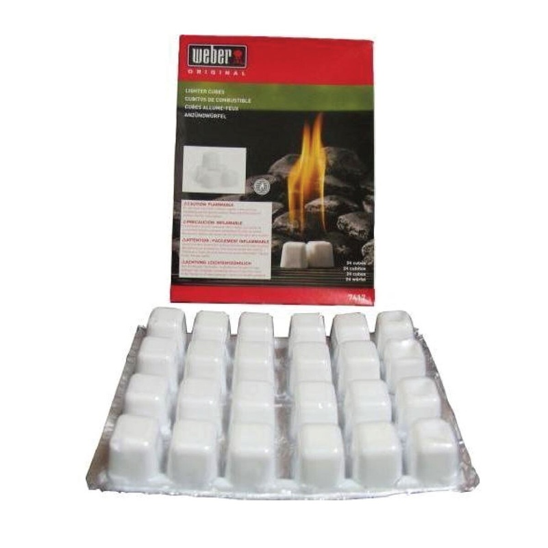Weber 7417 Fire Starter Cubes – 24 Pack