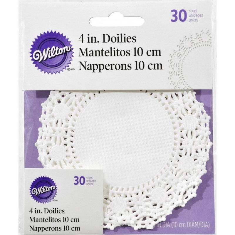 4 in. Lace Doily – 30 Pk.
