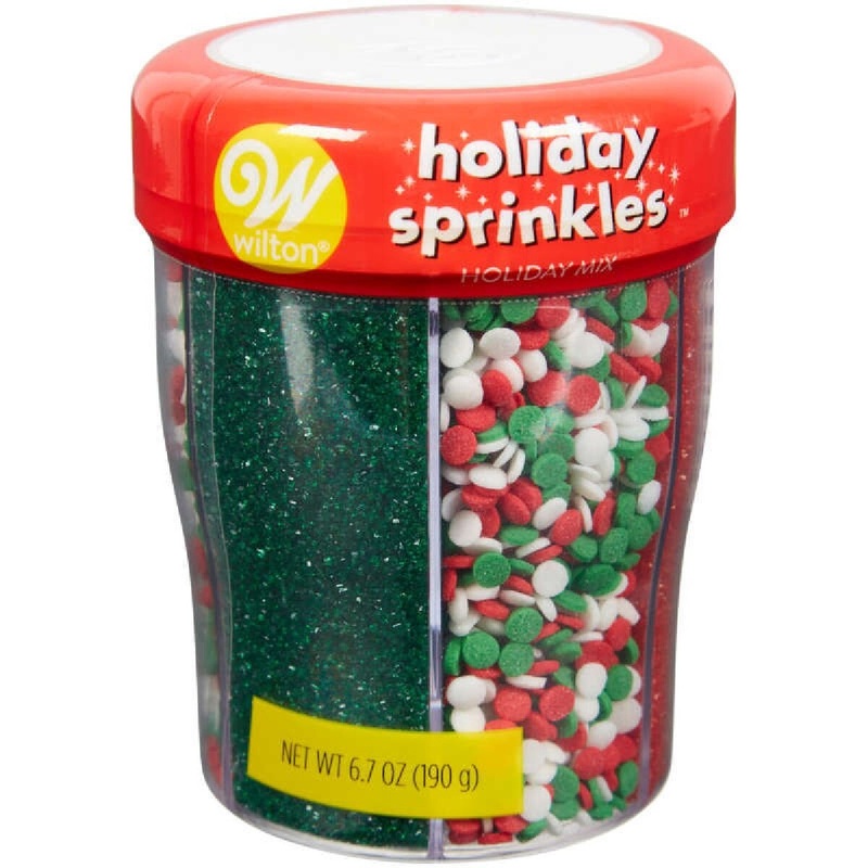 6.7 Oz 6-Cell Assorted Christmas Sprinkles