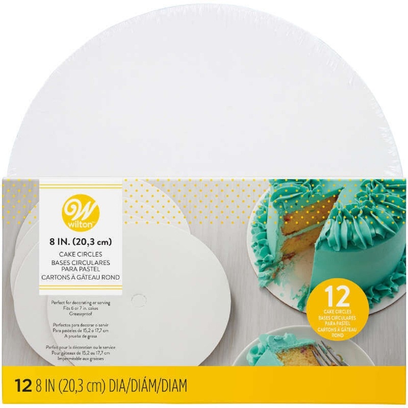 8 Wilton Cake Circles