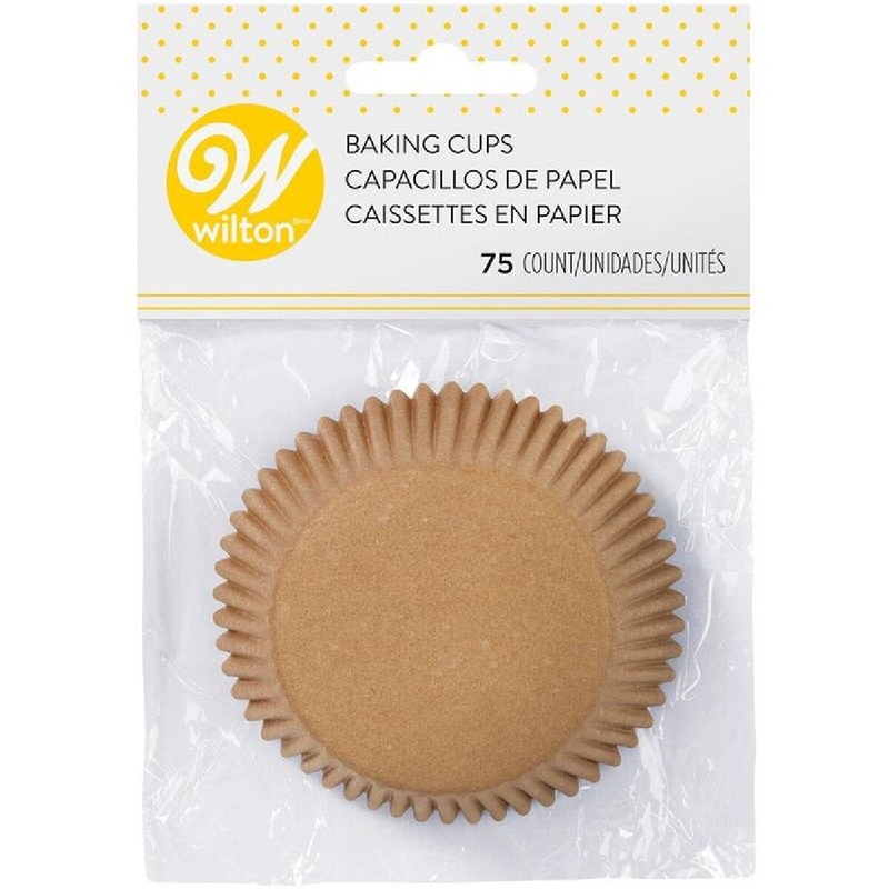 Kraft Paper Baking Liners – 75-Count