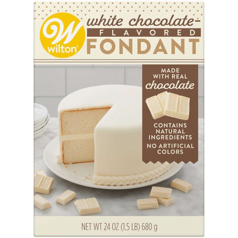 White Chocolate Flavored Fondant – 24 oz