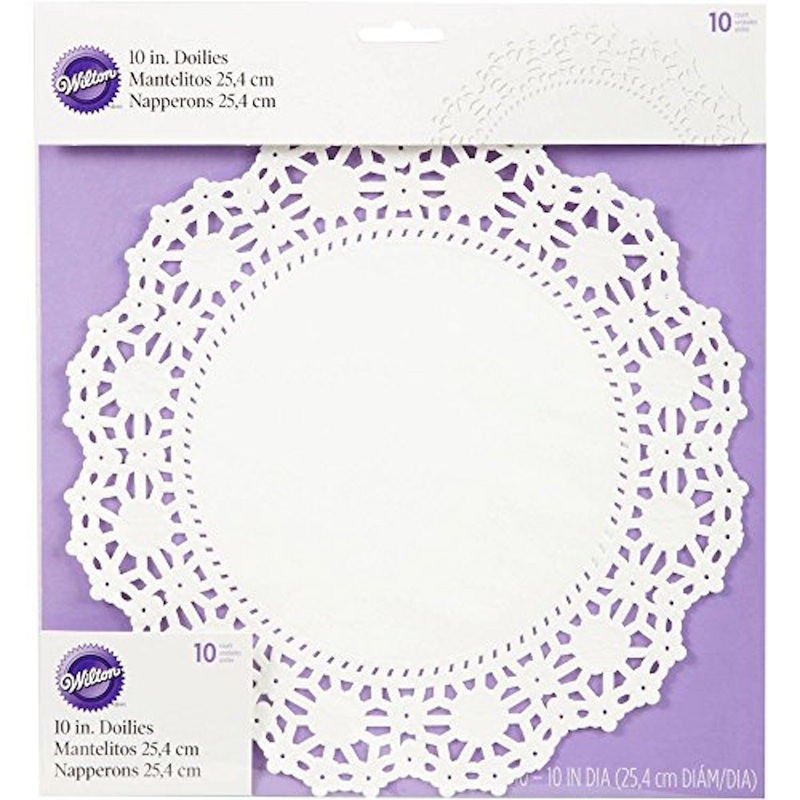 White Lace Doily 10 in. – 10 pk.