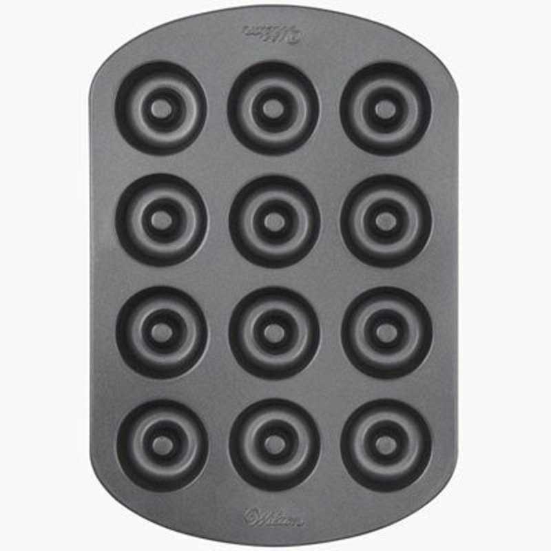 Wilton 12-Cavity Mini Doughnut Pan – 2105-0614