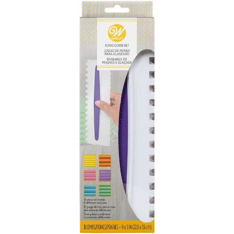 Wilton 3-pc Icing Comb Set