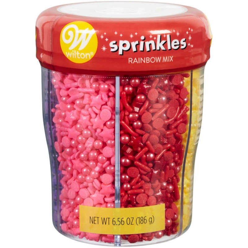 Wilton 6-Cell Rainbow Medley Sprinkles