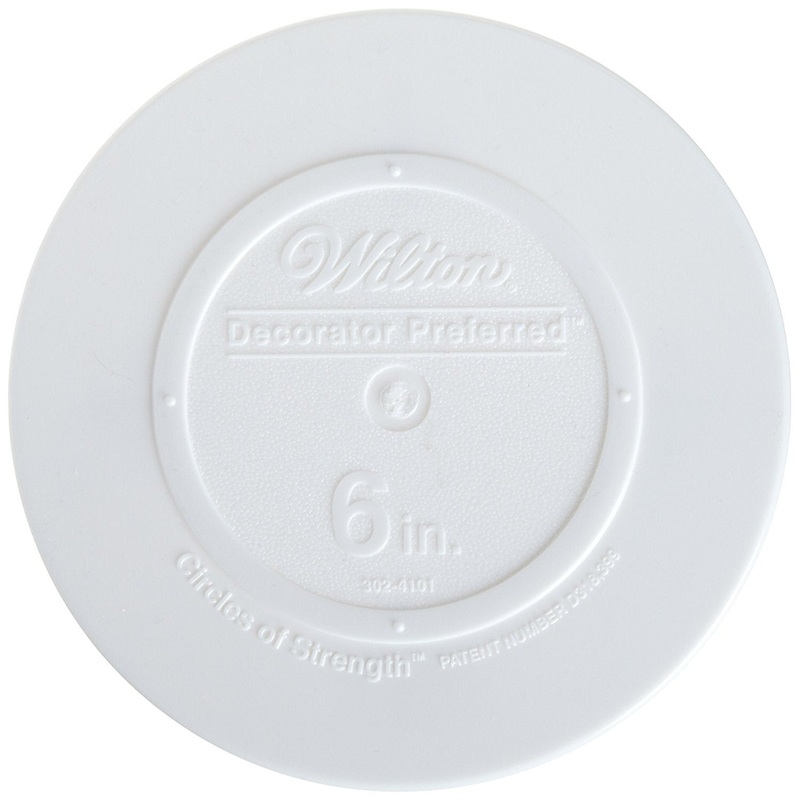 Wilton 6 in. Decorator Preferred Smooth-Edge Plate