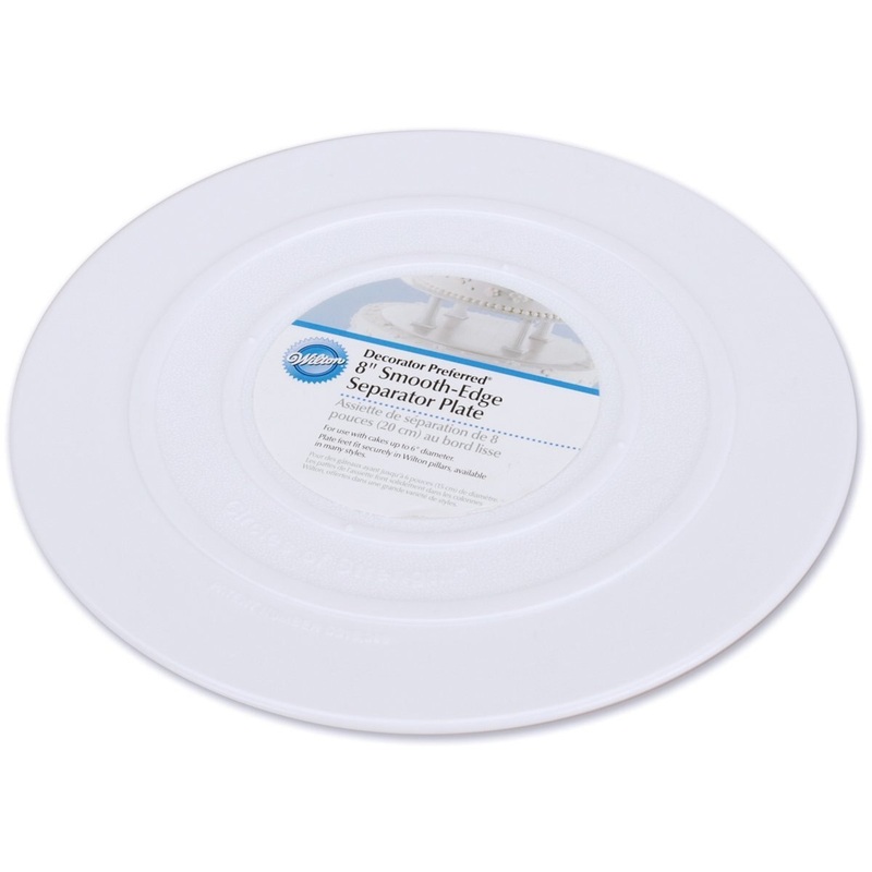 Wilton 8 in. Decorator Preferred Smooth-Edge Plate