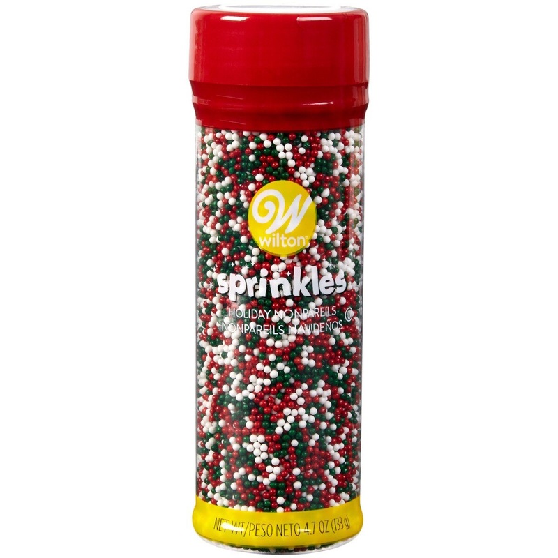 Wilton Christmas Non-Pareils Sprinkle Mix – 4.7 Oz