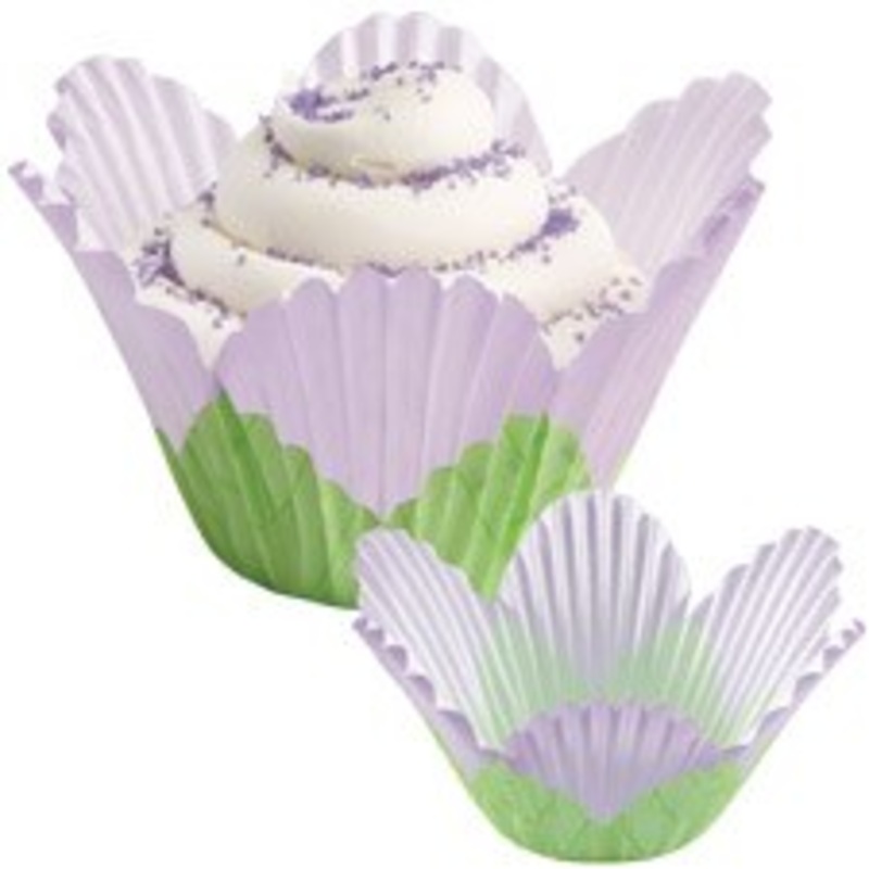 Wilton Lavender Petal Baking Cups – 24 Ct