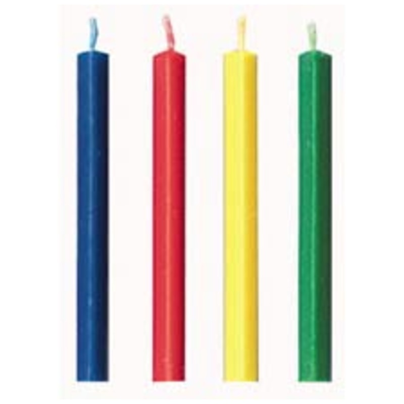 Wilton Rainbow Colors Triangle Trick Sparkler Candles – 9 Pk