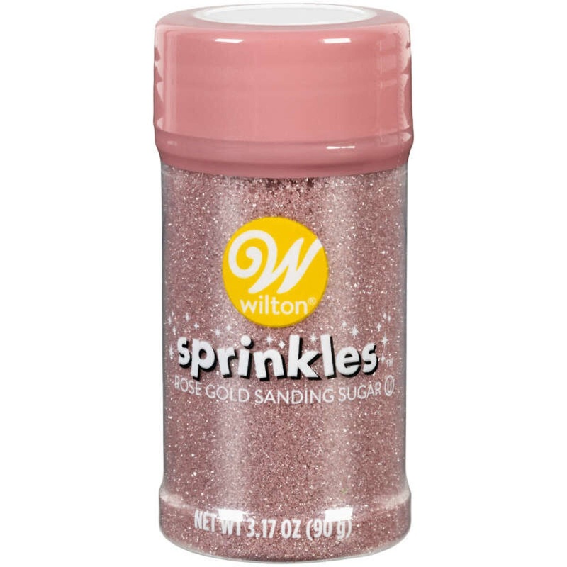 Wilton Rose Gold Colored Sugars – 3 Oz