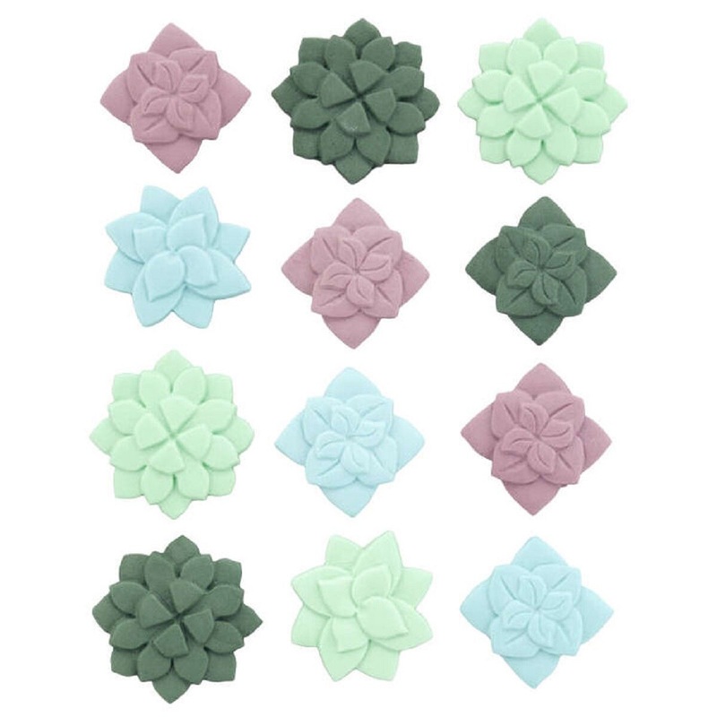 Wilton Succulent Royal Icing Decorations
