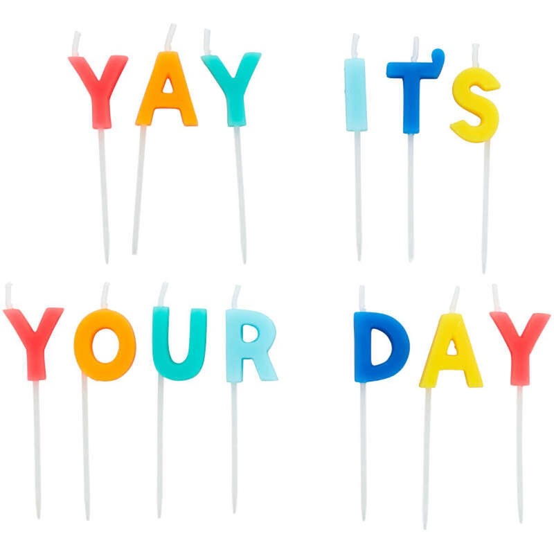 Yay It’s Your Day Candle Set – 13-Pieces