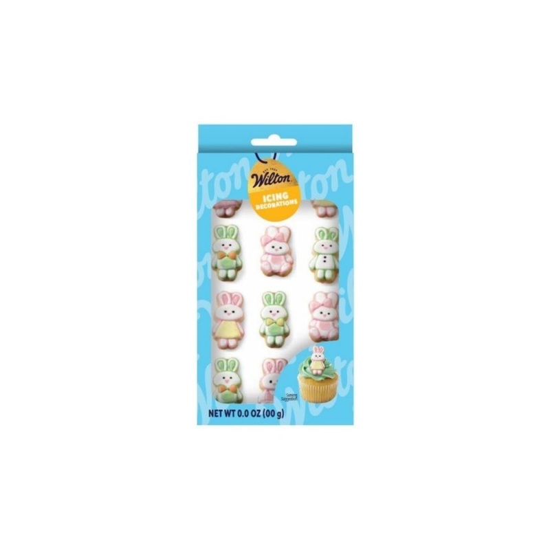 12ct Pastel Bunnies Decorations