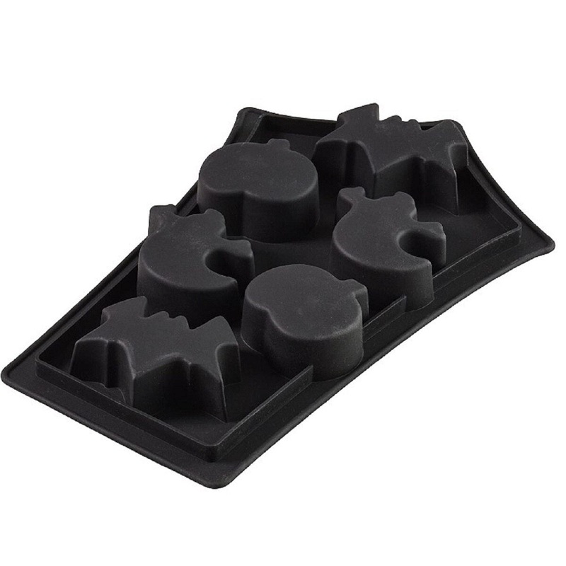6 Cavity Haunted House Silicone Mold