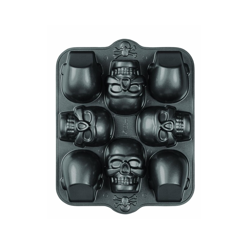 8-Cavity 3D Skull Mini Pan