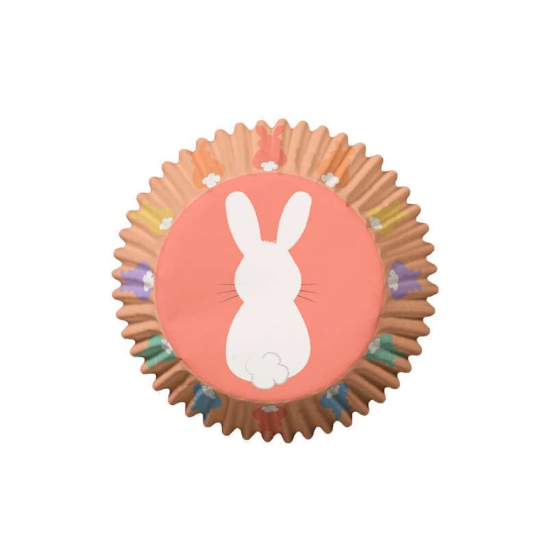 Colorful Easter Bunny Baking Cups