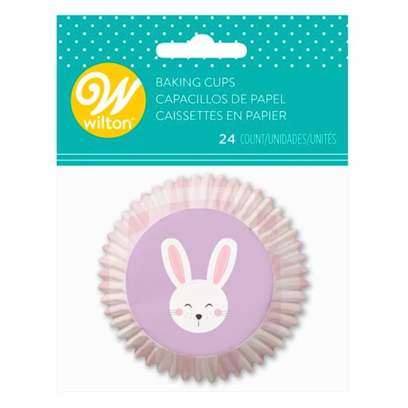Easter Bunny Baking Cups – 24 Ct