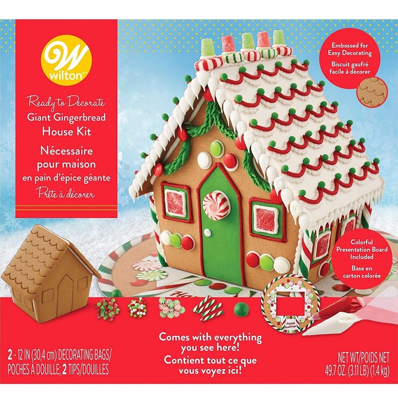 Giant Gingerbread House Decorating Kit
