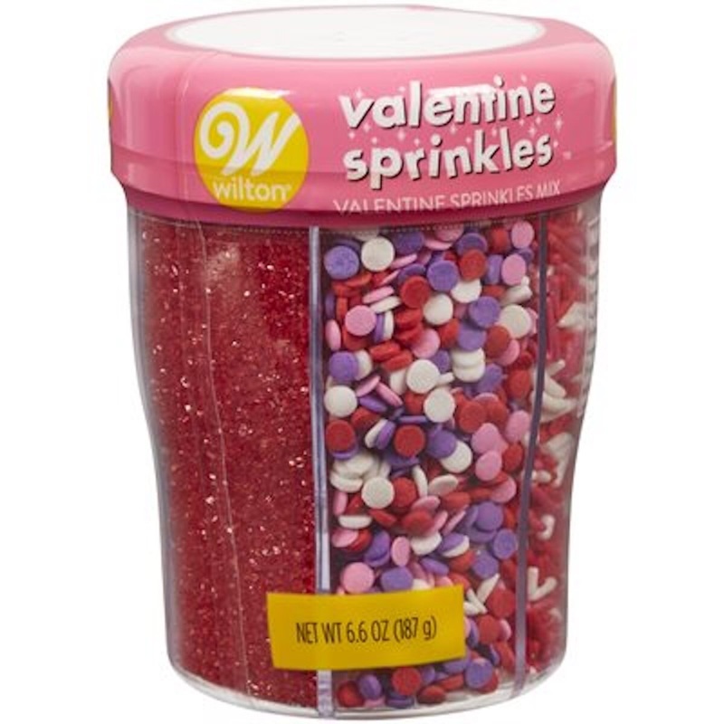 Happy Valentine’s Day 6-Cell Sprinkles Mix