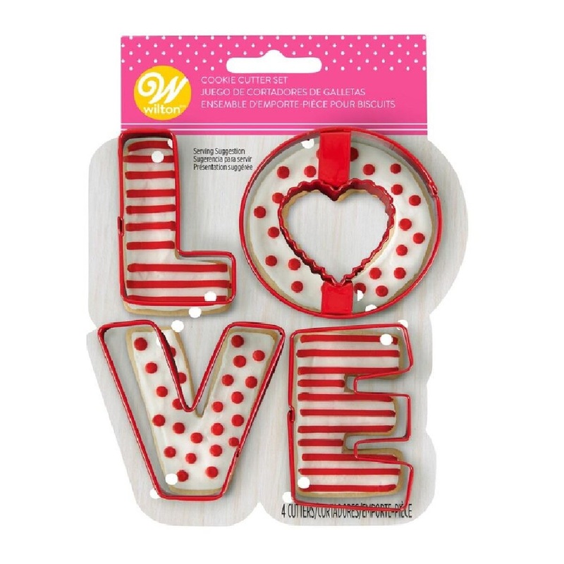 LOVE Cookie Cutter Set – 4 Piece