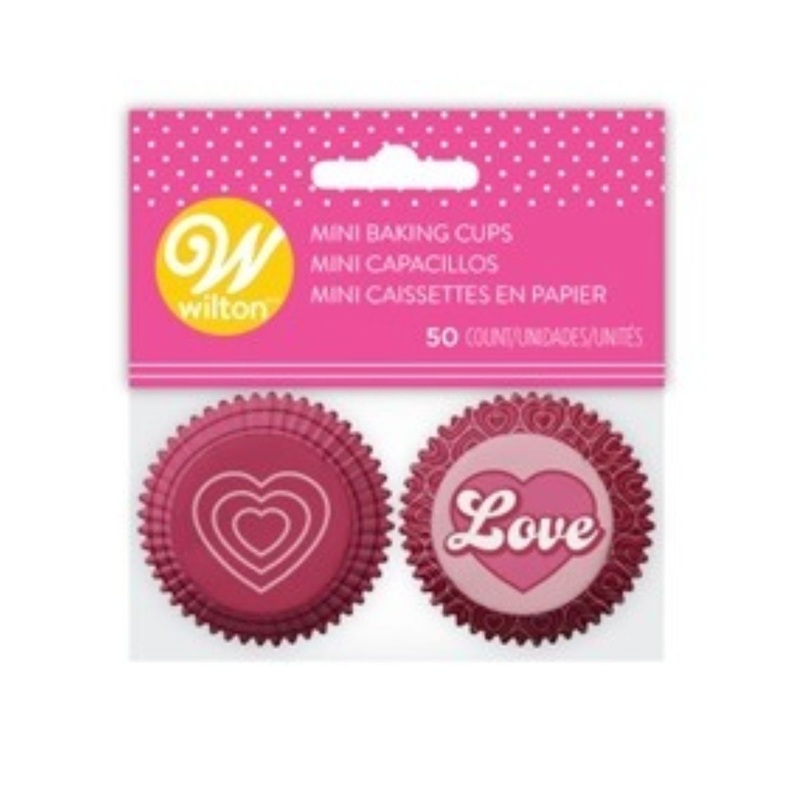 Mini Love Baking Cups