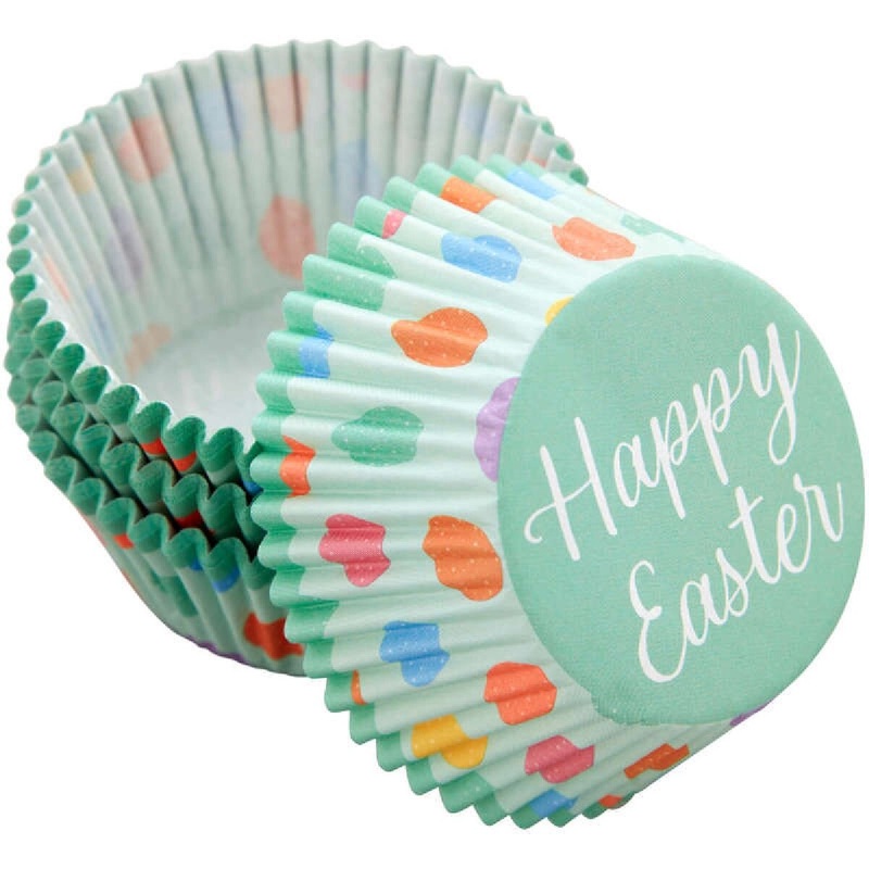 Paper Spring Easter Egg Cupcake Liners