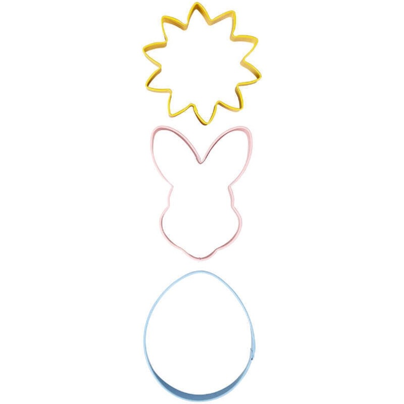 Wilton Flower, Bunny and Egg Easter Cookie Cutter Set