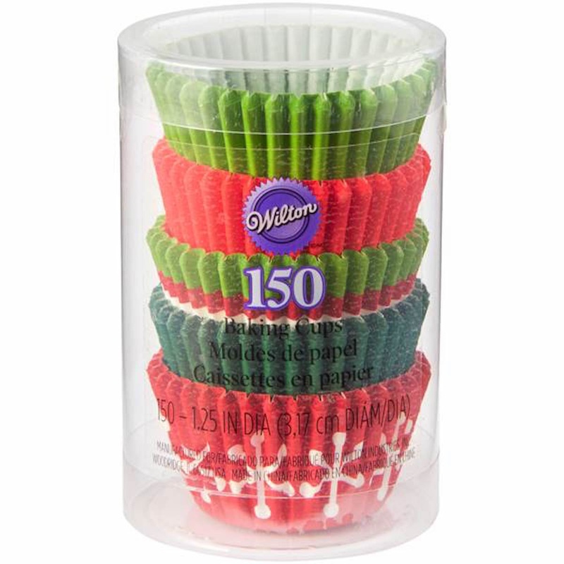 Wilton Holiday Mini Cupcake Liners