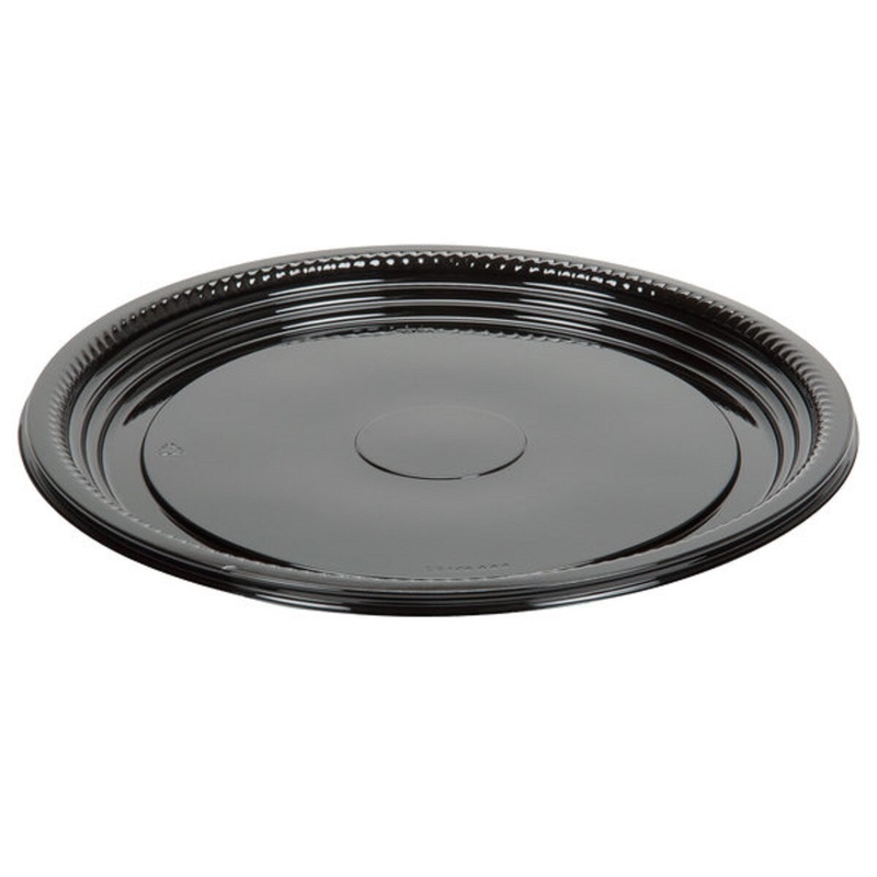 12 Black Plastic Tray