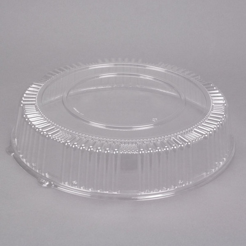 16 Clear PET Plastic Round High Dome Lid