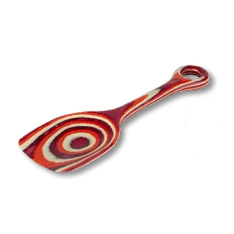 8 Red Pakka Wood Scoop