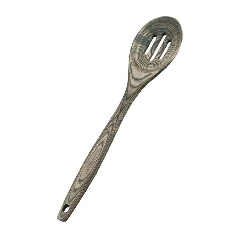 Black Pakka 12 Slotted Spoon