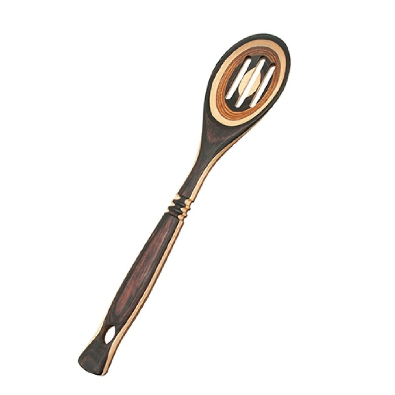 Natural Pakka 12 Slotted Spoon