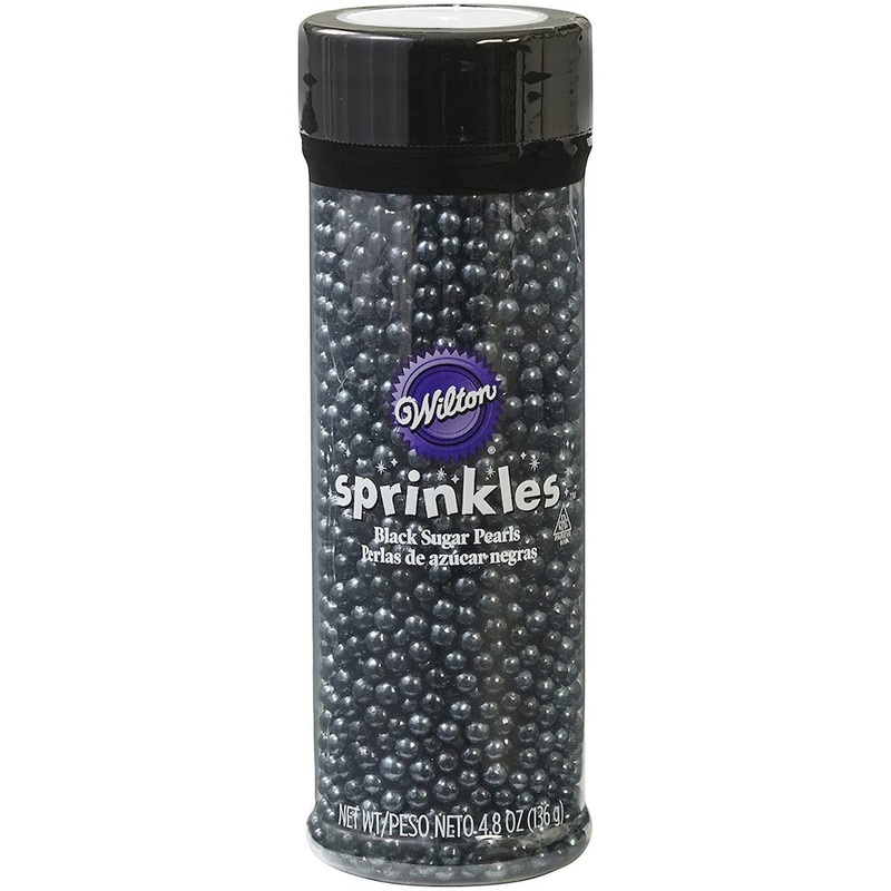 Wilton Black Sugar Pearl Sprinkles – 4.8 Oz.