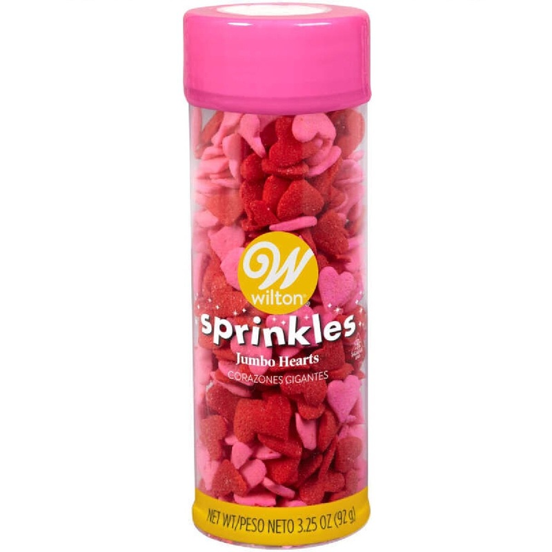 Wilton Jumbo Hearts Sprinkles – 3.25 Oz