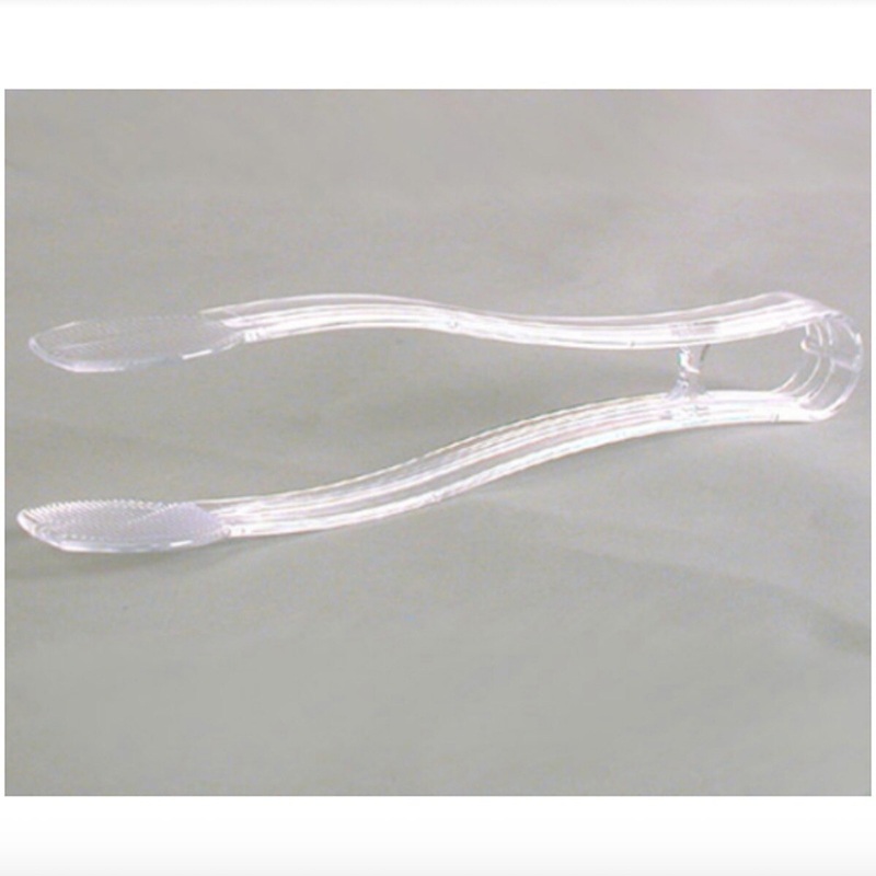 WNA Plastics 9 Serving Tongs – Clear